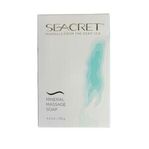 Seacret Mineral Massage Soap bar 4.4oz NEW Minerals from the Dead Sea